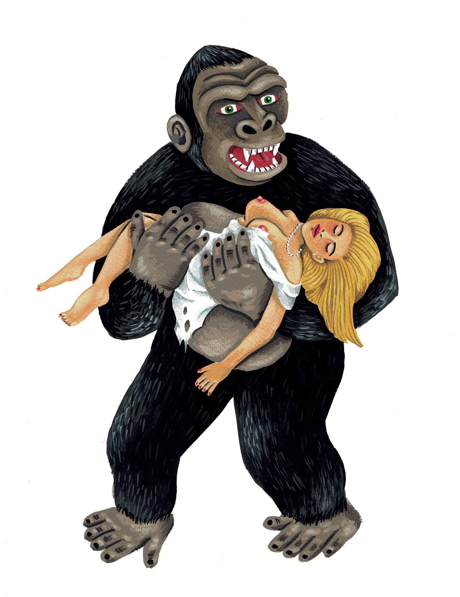 king kong lizer van hattem illustration tattoo king kong lizer van hattem illustration tattoo